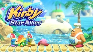 Kirby Star Allies Part 7  Reef Resort 100 Gameplay Walkthough Nintendo Switch [upl. by Ardnal746]