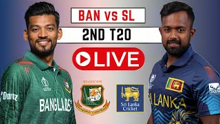 SL vs BAN 2nd T20 LIVE  Sri Lanka vs Bangladesh  Sri Lanka Tour of Bangladesh 2024quot [upl. by Gabi19]