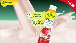 Fernleaf Greek Style Yogurt Drink  Strawberry 6s ENG [upl. by Latvina164]