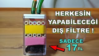 17 TLye AKVARYUM DIŞ FİLTRESİ YAPILIR MI  YAPILMAZ DEDİLER YAPTIM  Aquarium External Filter  Dıy [upl. by Sueddaht756]