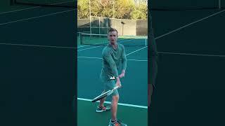 Two common forehand backswing mistakes  Tennis Lesson [upl. by Jolanta]