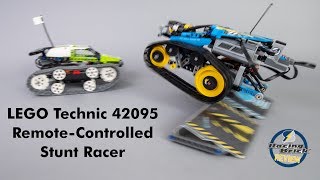 A boosted 42065 RC Tracked Racer  LEGO Technic 42095 RemoteControlled Stunt Racer review [upl. by Alexandrina]