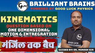 KINEMATICS  Question based on Integration Lecture 2nd  NEET XI amp XII BY  ER MUKESH SIR [upl. by Stoecker]