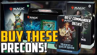 Top 10 Best Precon Decks for Commander Duskmourn UPDATE  Magic The Gathering [upl. by Voltmer158]