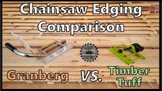 Chainsaw Mill Edge Guide Comparison  Granberg vs Timber Tuff [upl. by Arly898]