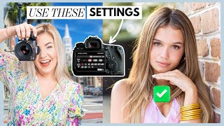 Camera Settings amp Gear for STUNNING Senior Portrait Photography 2024 [upl. by Eanaj34]