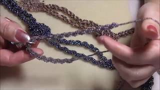 Lets get beading  A Spiral Beaded Rope Suitable for beginners [upl. by Raimes130]