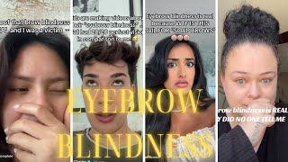 quotThe Eyebrow Blindness TikTok Trend Everything You Need to Knowquot compilations [upl. by Egide]