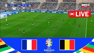 eFootball Pes 21 Gameplay  France vs Belgique 10  éliminatoires [upl. by Kippie]