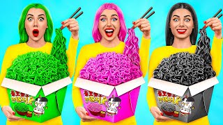 Eating Only One Colored Food For 24 Hours Challenge  Food Battle by Multi DO Challenge [upl. by Shirberg]