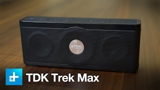 TDK Trek Max outdoor bluetooth speaker  hands on [upl. by Ellerud]