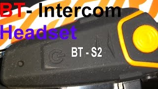 BT Intercom Headset  BTS2  Review Unboxing amp Installation [upl. by Leboff]