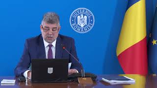 51624 Declarații de presă susținute de PM Marcel Ciolacu la începutul ședinței de guvern [upl. by Aisitel579]