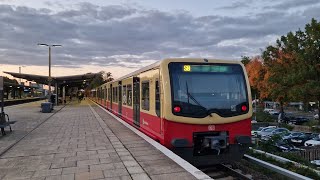 SBahn Berlin  Mitfahrt in der S8 von Wildau bis Berlin Grünau in der BR 482 Mod 2193 [upl. by Enomor]