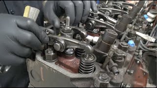 THE SECRET TO ADJUSTING VALVES ON DIESEL amp INDUSTRIAL ENGINES TAUGHT BY OLD MECHANIC [upl. by Dottie]