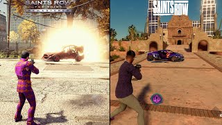 Saints Row The Third Remastered Vs Saints Row 2022  Comparison [upl. by Haughay]