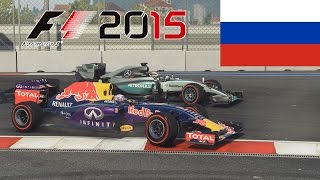 FORMEL 1 2015 Lets Play Saison 4 15 – Sotschi Russland GP German Gameplay [upl. by Necaj]