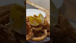 How To Fry Calamari Rings Or Squid Rings The Greek Way [upl. by Greenleaf402]