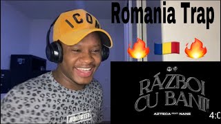 Azteca  Razboi cu Banii Feat NANE Official Video REACTION 🔥 🇷🇴 [upl. by Chastain933]