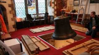 St Andrews Church Hornchurch  New 9th Bell Being Installed [upl. by Berners]