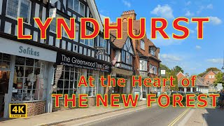 LYNDHURST  NEW FOREST  Walking Tour  4K [upl. by Eurydice329]