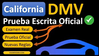 Prueba Oficial Del DMV De California 2023  Nuevos Permisos y Renovaciones [upl. by Ojela]