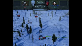 200 vs 900 White Walker Army  Bannerlord  Realm of Thrones Mod [upl. by Ecikram]