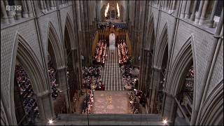 Guide me O thou great Redeemer lyrics  Westminster Abbey RAF Centenary Service [upl. by Hokanson]