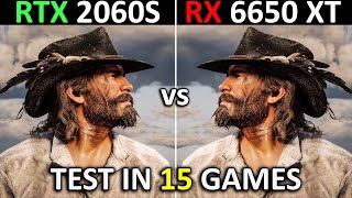 RTX 2060 SUPER vs RX 6650 XT  Test in 15 Games  1080p  Performance battle 🔥  2024 [upl. by Whitten]