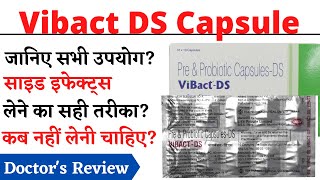 Vibact DS Capsule Vibact DS Capsule Uses Side Effects in Hindi [upl. by Ayidah]