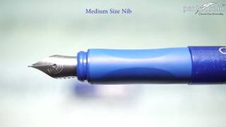 Schneider Easy Blue Color cap Type Fountain Pen Model 10688 [upl. by Phaih348]