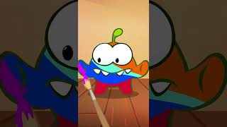 Lets Paint Om Nom  Peinture De Visage Drôle shortsfeed shorts omnomfunnycartoons [upl. by Kamin]