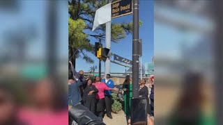 Street renamed to honor Judge Bernice Donald [upl. by Atiuqaj97]