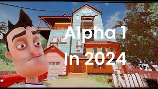 beating hello neighbor alpha 1 in 2024 [upl. by Tini]