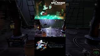 Captain Hook hates Crocodiles in Epic Mickey Rebrushed youtubeshorts [upl. by Nikos]