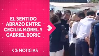 EL AFECTUOSO ABRAZO de Cecilia Morel con pdte Boric y Camila Vallejo en aeropuerto  CHV Noticias [upl. by Karen716]