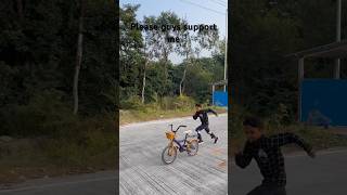 cycle shortvideo cyclewheeling stunt cyclestunt shortsfeed like bicycle [upl. by Rustin318]