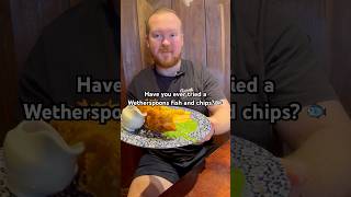 Have you tried a WETHERSPOONS fish and chips 🐟🍟 fishandchips wetherspoons food review [upl. by Anewor]