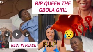 RIP QUEEN THE GBOLA GIRL DIES LADY WITH TOTO AND PRICK DON DI£ [upl. by Gildus]