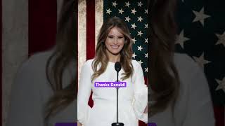 Melania Trump First Lady of United States melaniatrump firstlady donaldtrump shorts shortsfeed [upl. by Nwahsauq]