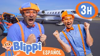 Blippi explora un avión privado‍✈️  Blippi Español  Videos educativos para niños  Aprende y Juega [upl. by Leba]