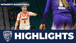 Arizona vs Washington  2024 Pac12 Women’s Basketball Tournament Highlights [upl. by Airetnuhs]