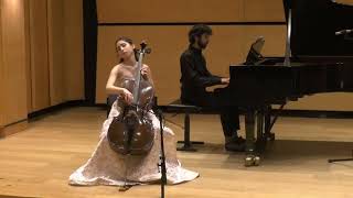 Nahar Eliaz Beethoven Sonata for Piano and Cello op 69 no3 2nd amp 3rd mov [upl. by Dallas]