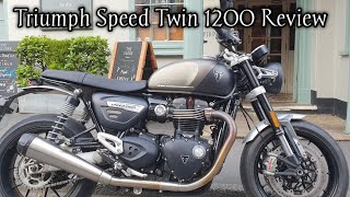 Review Of The Triumph Speed Twin 1200 [upl. by Zephan]