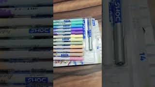 Doms Brush Pen 🖌️  Unboxing 🔓unboxing craft art shorts [upl. by Eidissac335]