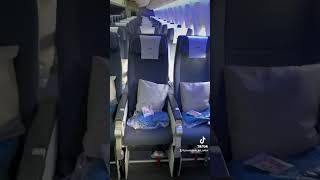 Quick overview of the BA Economy long haul cabin britishairways flight seat [upl. by Dlonra417]