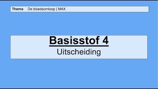 VMBO HAVO 2  De bloedsomloop  4 Uitscheiding  8e editie  MAX [upl. by Konstanze]