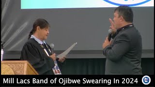 Mille Lacs Band of Ojibwe Swearing In 2024 [upl. by Myrvyn]