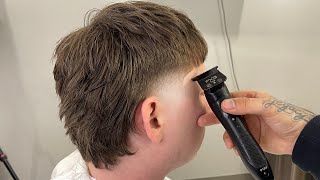 TEXTURED MULLET  STEP BY STEP  BARBER TUTORIAL [upl. by Crandell]