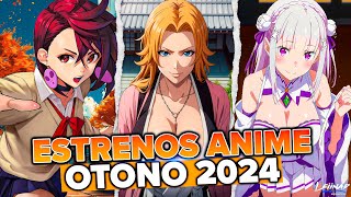 🍁 ¡ESTRENOS ANIME OTOÑO 2024  📅 ¡Fechas Confirmadas de Todos los Animes 🔥 [upl. by Eastlake]